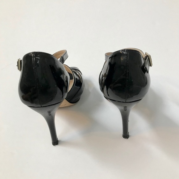 LK Bennet ‘Sandy’ Black Patent Sandal - Picture 3 of 6